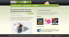 Desktop Screenshot of bonsplansduweb.fr