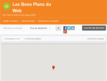 Tablet Screenshot of bonsplansduweb.net